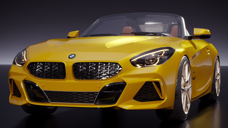 Decappottabile tedesca 2021 Modello 3D .c4d .max .obj .3ds .fbx .stl .blend