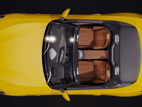 Decappottabile tedesca 2021 Modello 3D