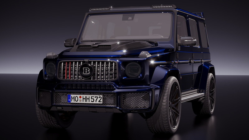 Brabus G 800 Modèle 3D .c4d .max .obj .3ds .fbx .stl .blend