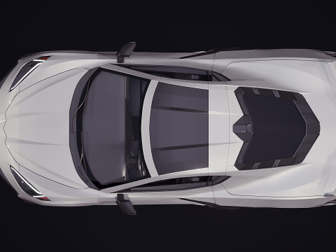 Chevrolet Corvette Z06 2023 Modello 3D