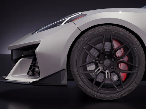 Chevrolet Corvette Z06 2023 3D Model