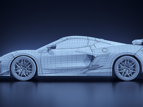 Chevrolet Corvette Z06 2023 Modello 3D