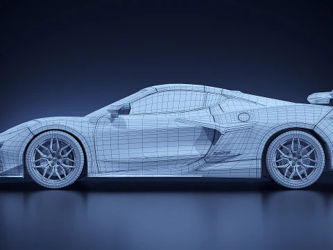 Chevrolet Corvette Z06 2023 3D Model
