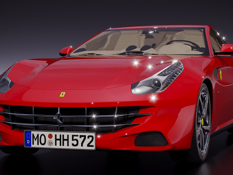 Ferrari FF 2011 3D Модель