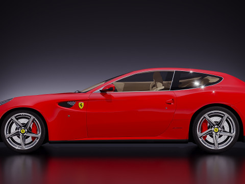 FerrariFF2011 Modello 3D