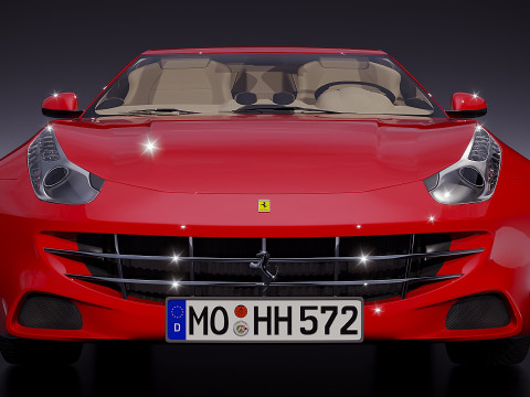 FerrariFF2011 Modello 3D