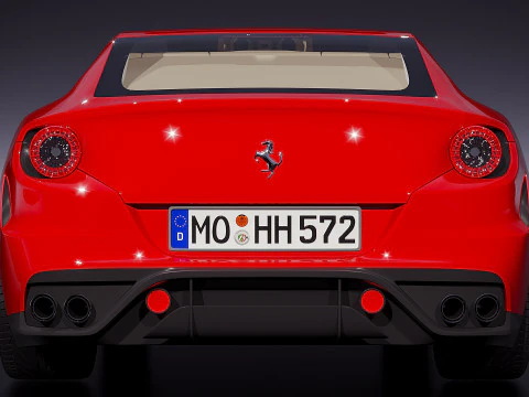 Ferrari FF 2011 3D Model