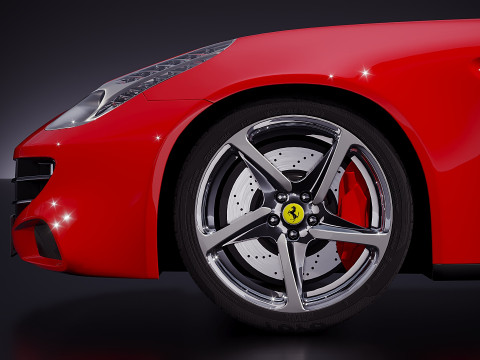 FerrariFF2011 Modello 3D