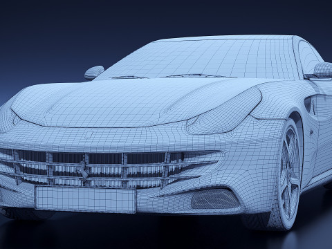 FerrariFF2011 Modello 3D