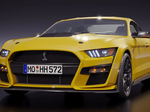 Auto sportiva americana 2017 Modello 3D