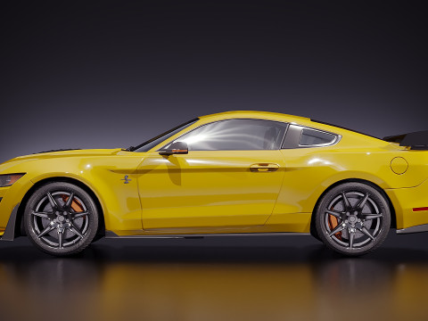 Amerikanischer Sportwagen 2017 3D Modell