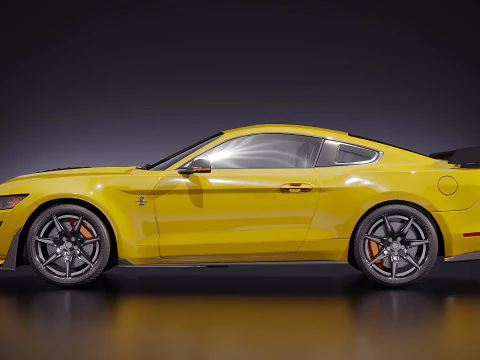 American sport car 2017 3D Model