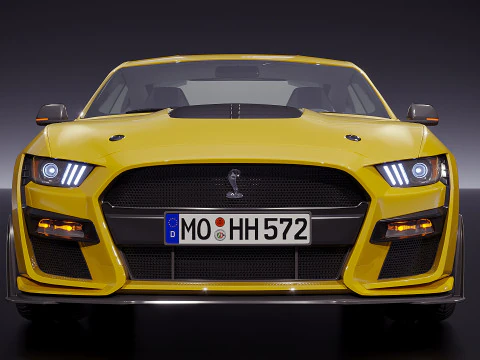 American sport car 2017 3D Model