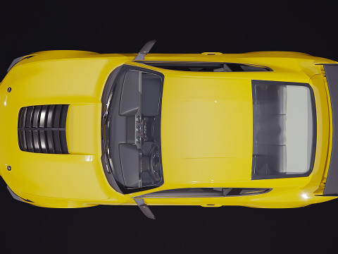 Amerikanischer Sportwagen 2017 3D Modell