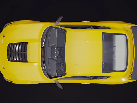 American sport car 2017 3D Model