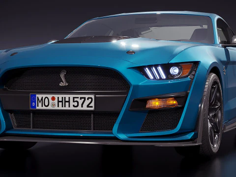 Auto sportiva americana 2020 Modello 3D