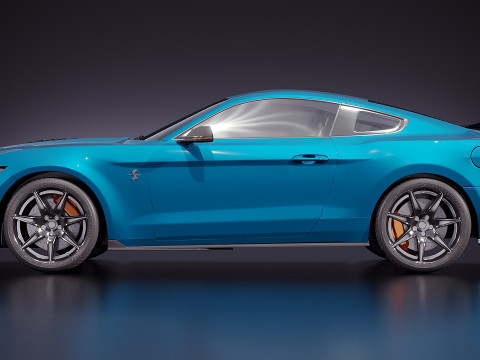 American sport car 2020 3D Model