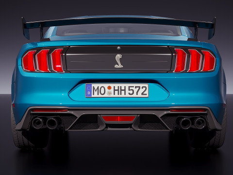 American sport car 2020 3D Model