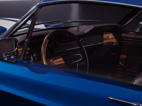 American sport car 2016 3D Model