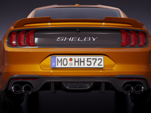 American sport car 2019 3D Model