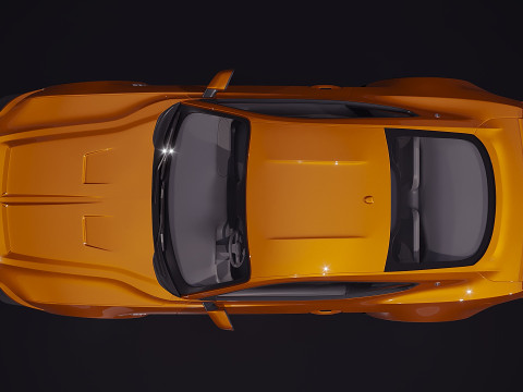 American sport car 2019 3D Model