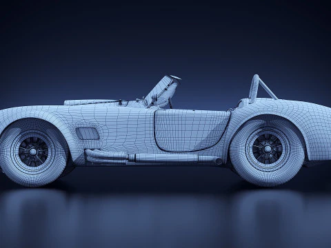 Shelby Cobra 427 3D Model