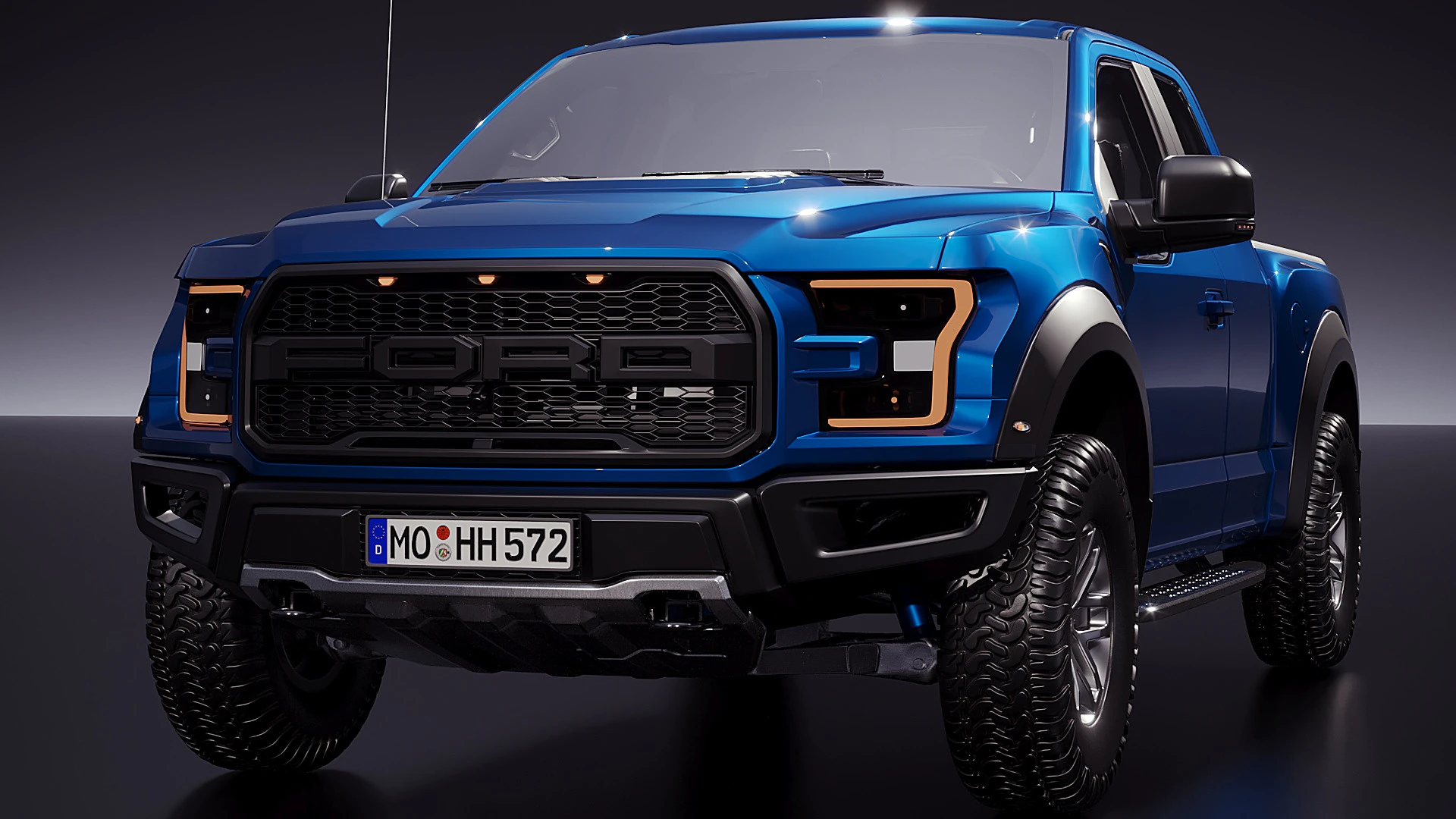SUV F150 F 3D Model .c4d .max .obj .3ds .fbx .stl .blend 