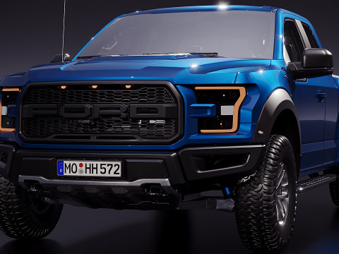 Позашляховик F150 F 3D Модель