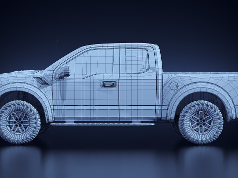 Suv F150 F Modello 3D