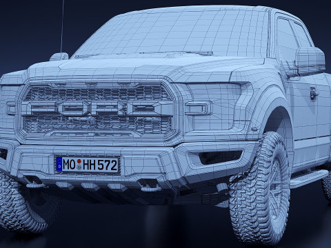 Suv F150 F Modello 3D