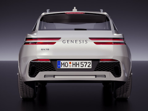 Genesis GV70 2022 3D Model