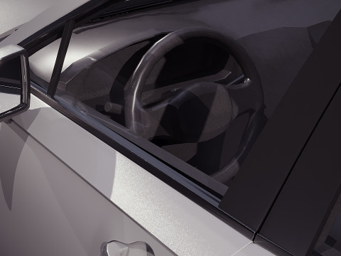 Genesis GV70 2022 3D Model