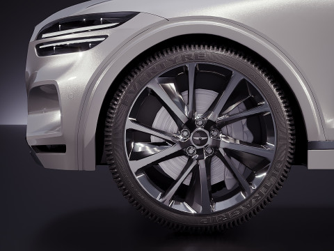 Genesis GV70 2022 3D Model