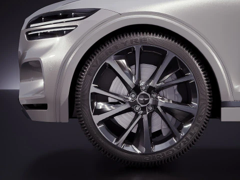 Genesis GV70 2022 3D Model