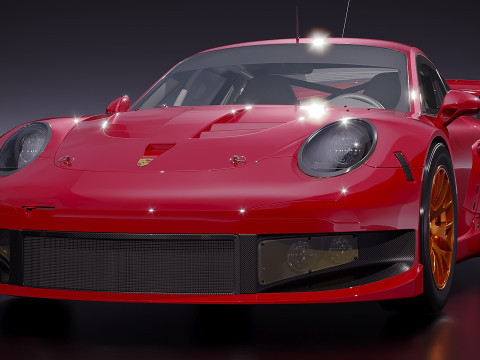 Porsche 911 Carrera RSR 2013 р.в 3D Модель