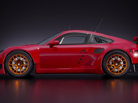 Porsche 911 Carrera RSR 2013 3D Model