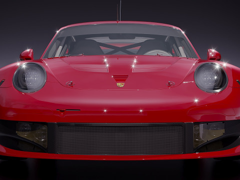 Porsche 911 Carrera RSR 2013 3D Model