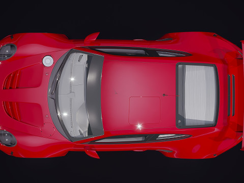 Porsche 911 Carrera RSR 2013 3D Model