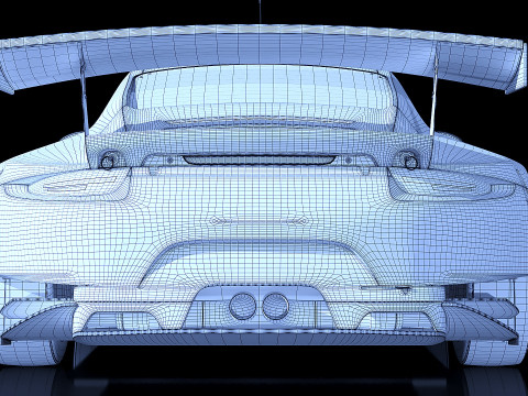 Porsche 911 Carrera RSR 2013 3D Model