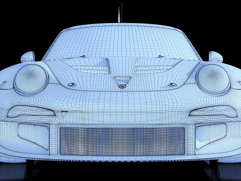 Porsche 911 Carrera RSR 2013 3D Model