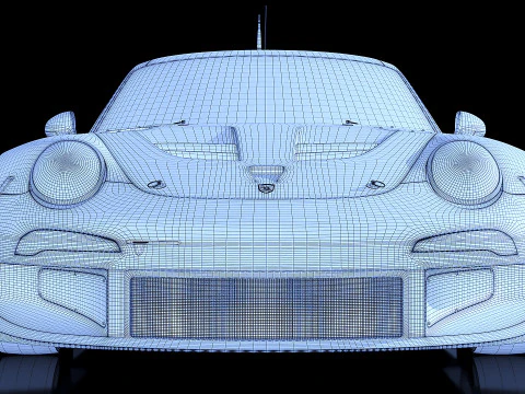 Porsche 911 Carrera RSR 2013 3D Model