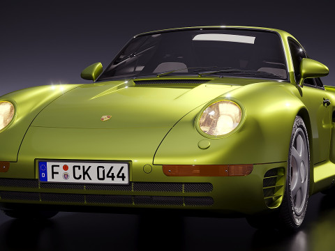 Porsche 959 3D Модель