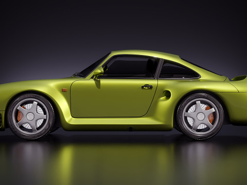Porsche 959 3D Model