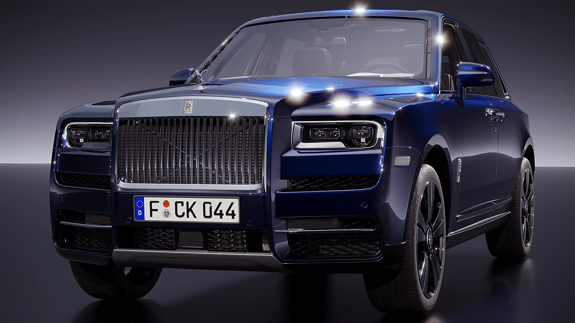Cullinan Blue 2019 3D Model .c4d .max .obj .3ds .fbx .stl .blend 