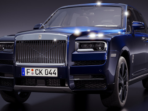 Cullinan Blue 2019 3D Модель