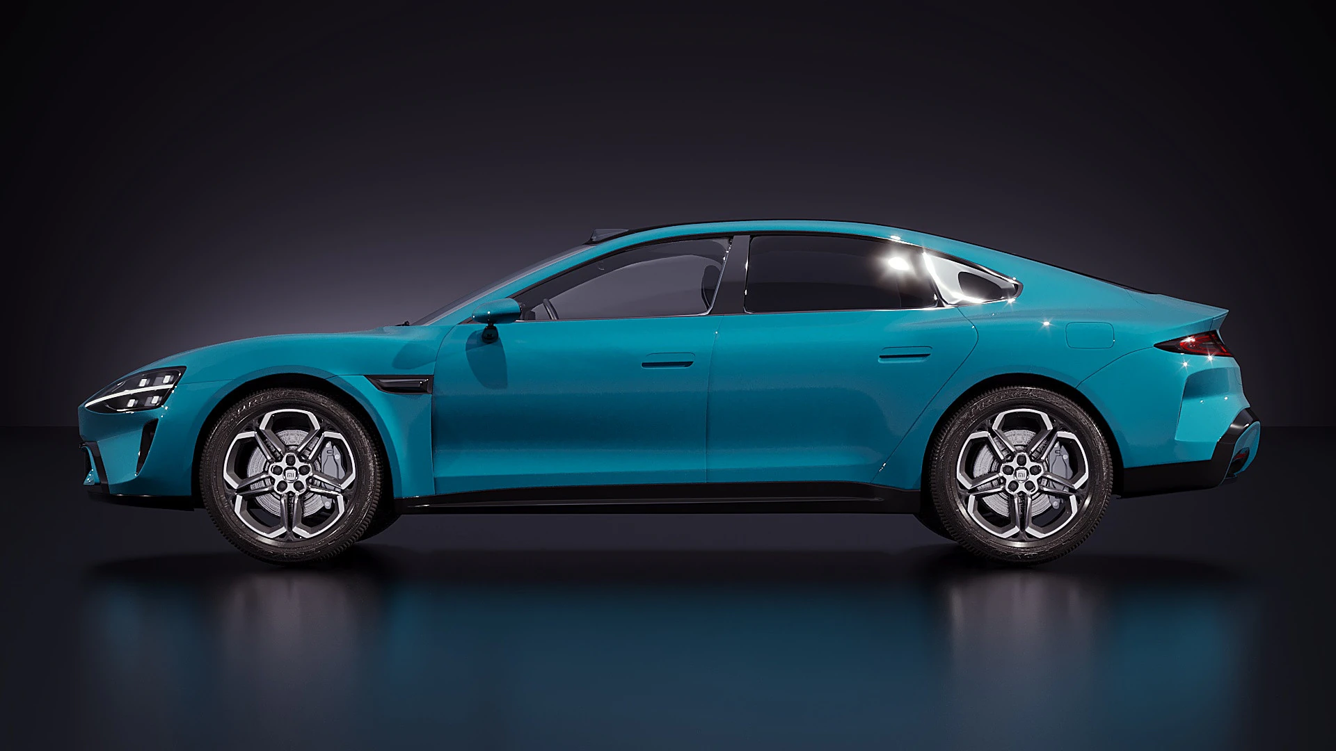 Xiaomi SU7 3D Model .c4d .max .obj .3ds .fbx .stl .blend 