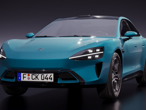 シャオミ SU7 3Dモデル