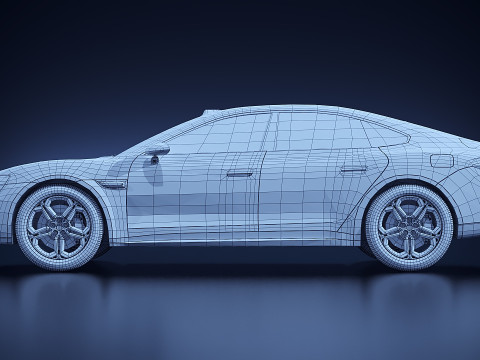 シャオミ SU7 3Dモデル