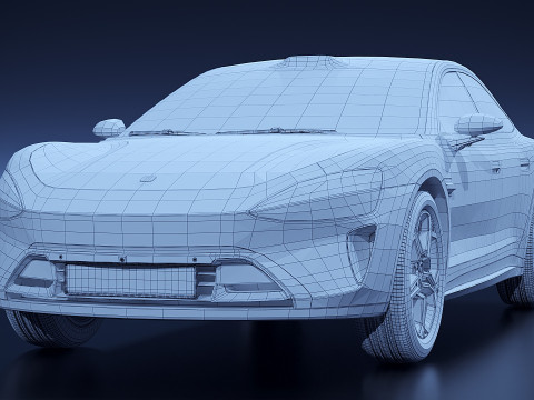 シャオミ SU7 3Dモデル