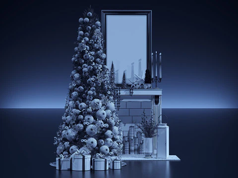 Christmas Decor 04 3D Model